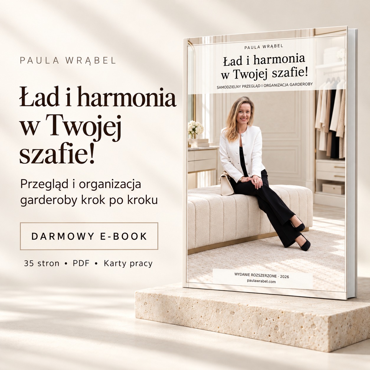 Istniejąca grafika e-booka Ład i harmonia w Twojej szafie